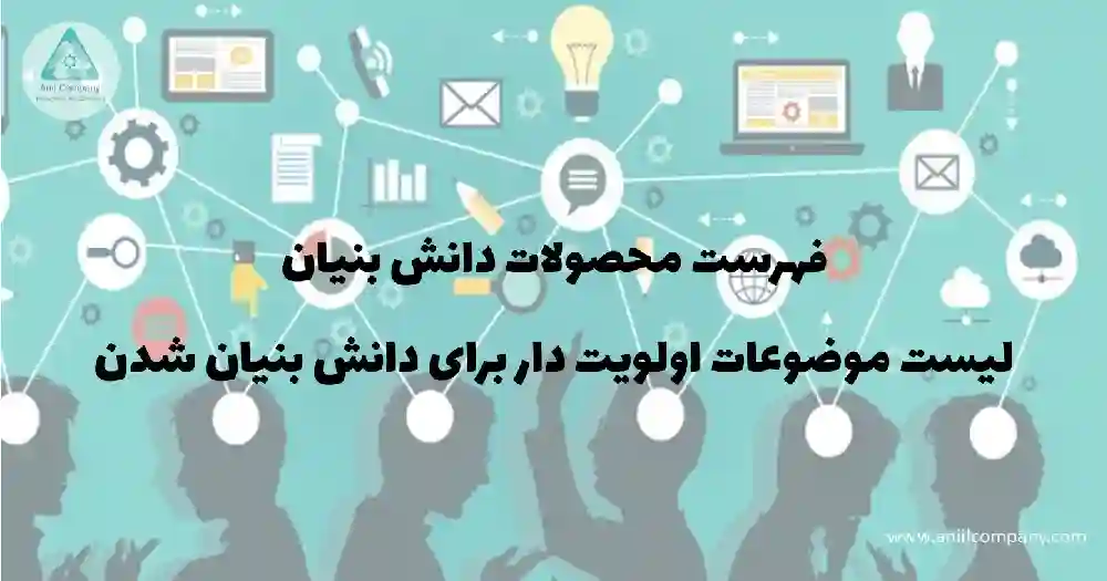 لیست محصولات دانش بنیان + اولویت بندی حصولات دانش بنیان
